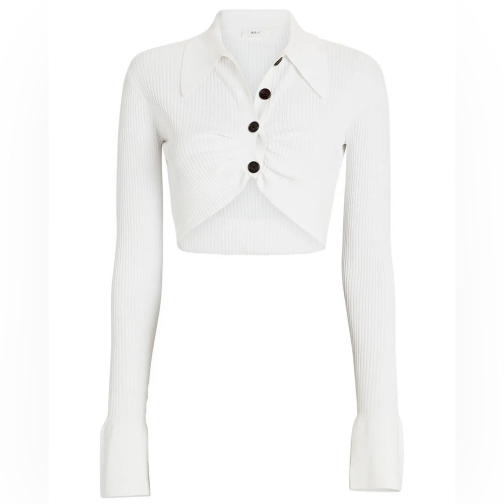 A.L.C. Ribbed Crop Top